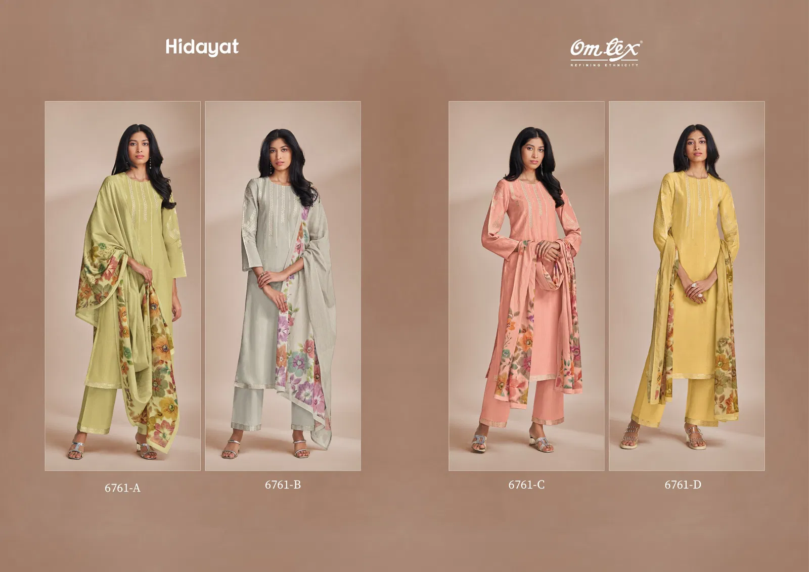 Hidayat By Omtex Linen Desginer Salwar Kameez Wholesalers In Delhi